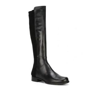 STUART WEITZMAN ‘reserve' Boots In Black Leather. Perfect condition!